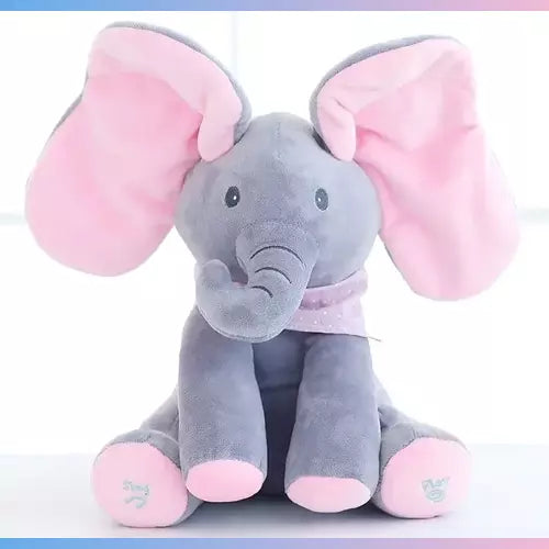 Elefante de peluche que mueve las orejas on sale